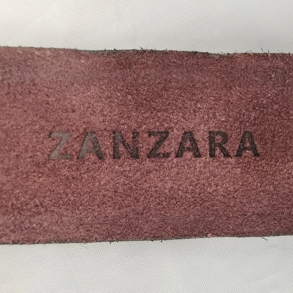 Zanzara 40 Dark Brown Leather Heavy Duty Belt